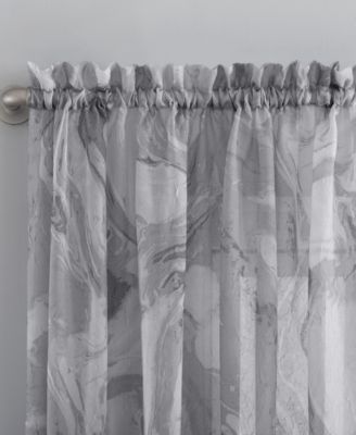 No. 918 Cristo Crushed Sheer Voile Rod Pocket Curtain Panel
