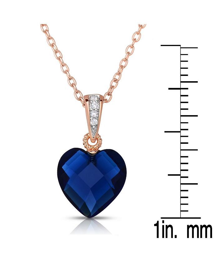 Genevive jewelry heart necklace Clearance