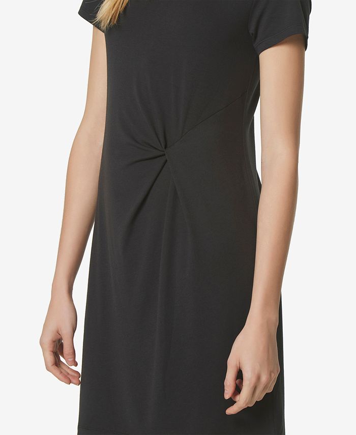 Marc New York Women's Light Jersey Short Dress With Asymmetric Front