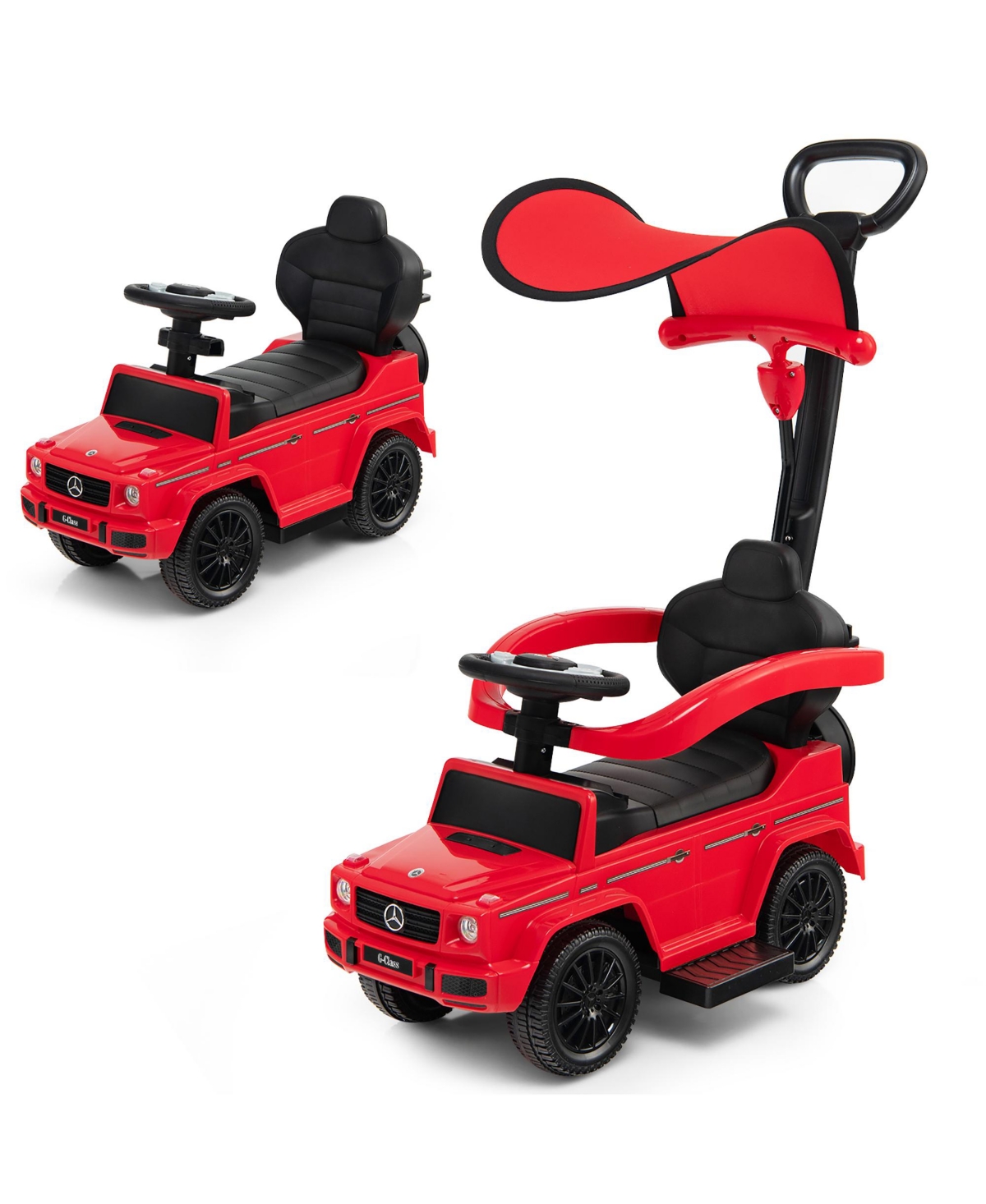 Costway 1 Ride on Push Car Mercedes Benz G350 Stroller Sliding Car