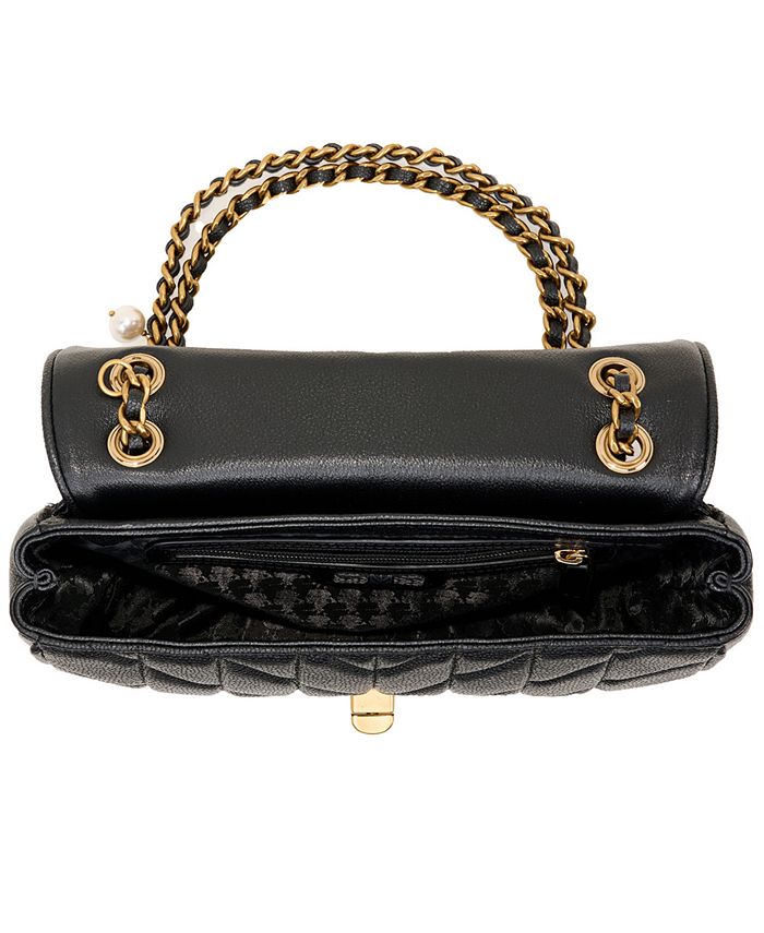 KARL LAGERFELD PARIS Agyness Small Leather Shoulder Bag Macy's