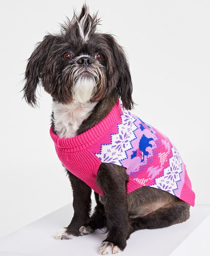 Charter Club Holiday Lane Dog Santa Bear Sweater Created for