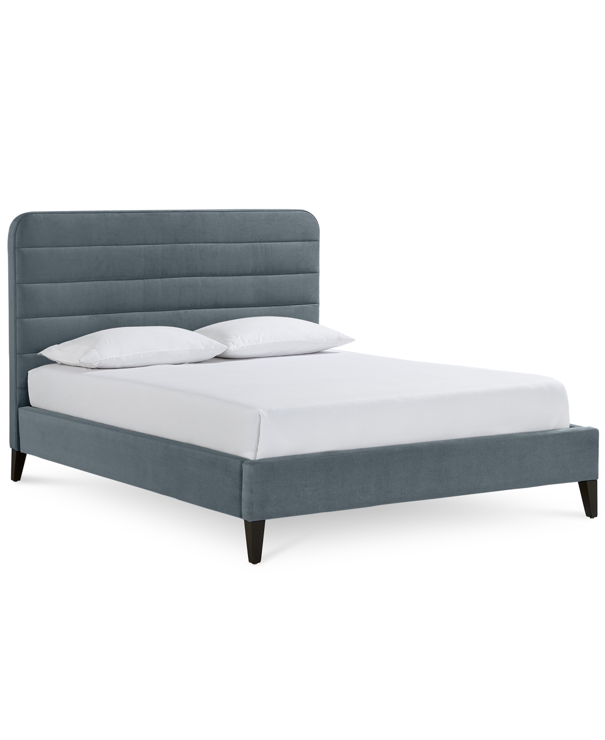 Furniture Haryan Upholstered Queen Bed In Slate