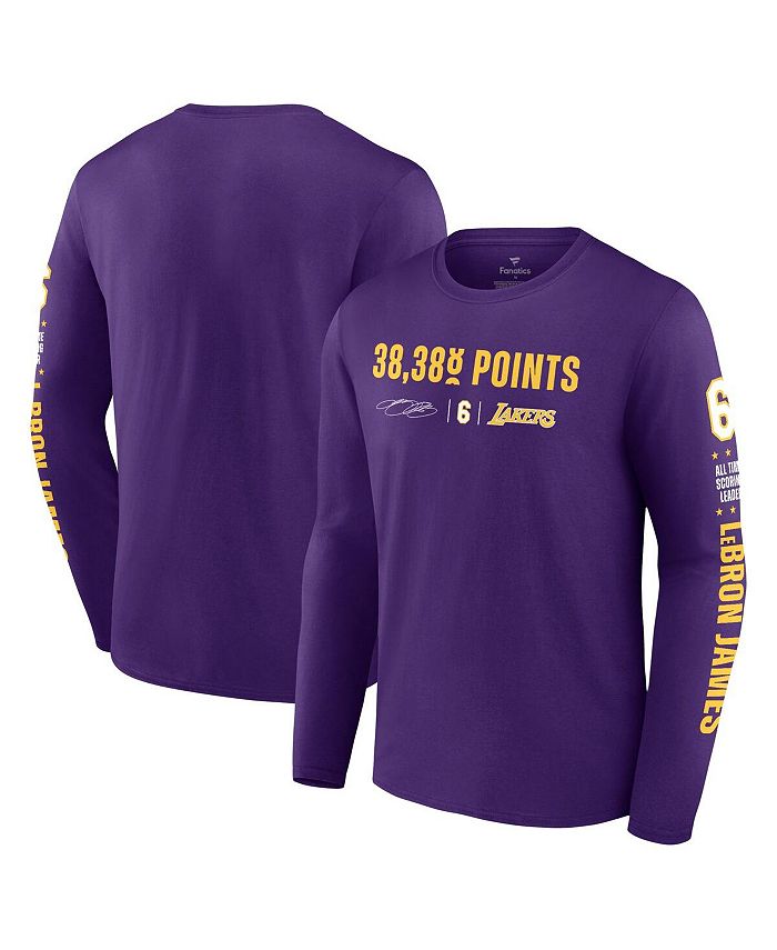 Men's Los Angeles Lakers Fanatics Branded Purple Personalized One