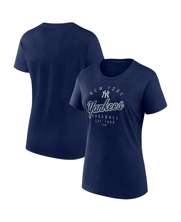 NY Yankees Gray T shirt Size XL Womens Fanatics Brand