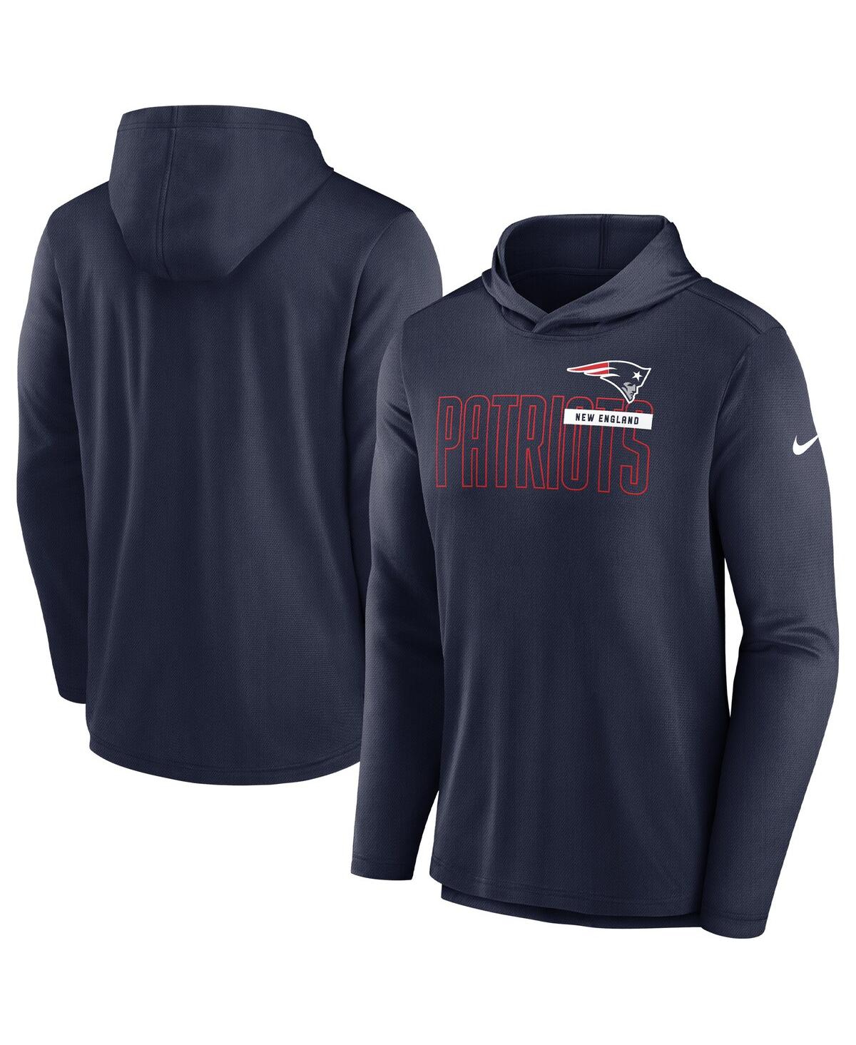 Men's NikeNew England Patriots Performance Team Pullover Hoodie - Navy