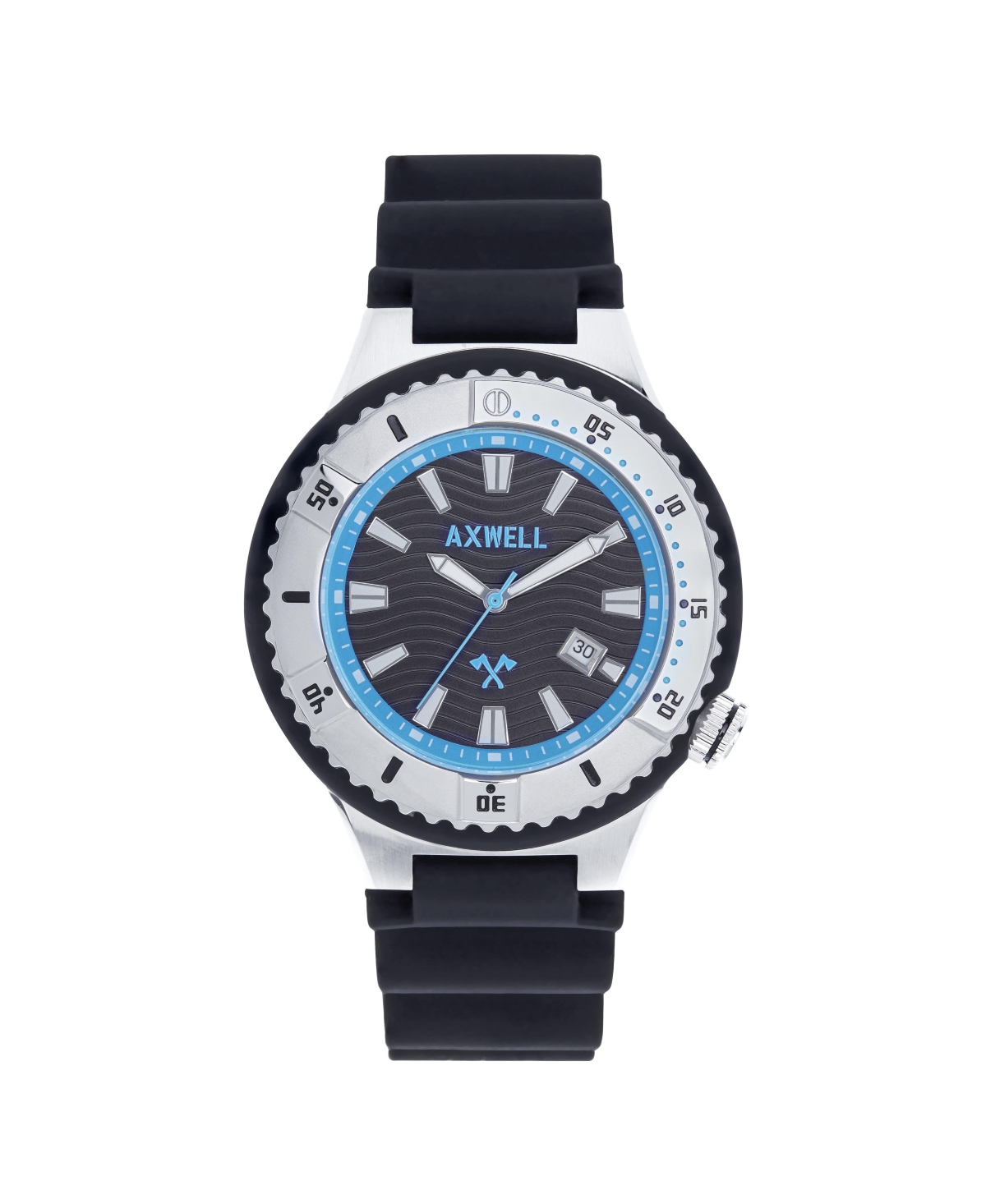 Men Summit Plastic Watch - Black, 46mm - Black