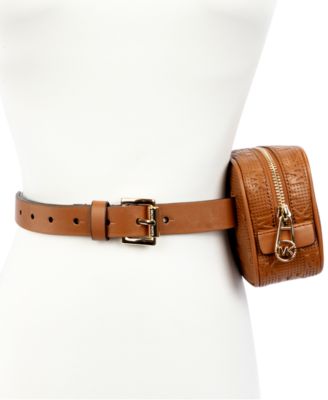 Women's MK Embossed Fanny Pack