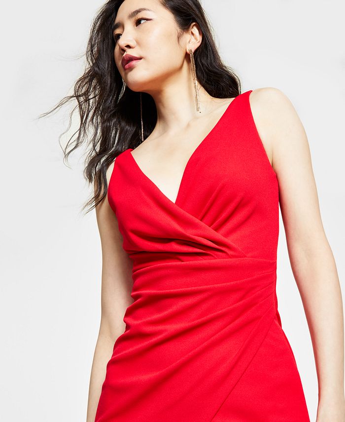 GUESS VNeck Asymmetrical Dress Macy's