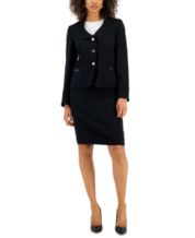 Macys womens hot sale black suits