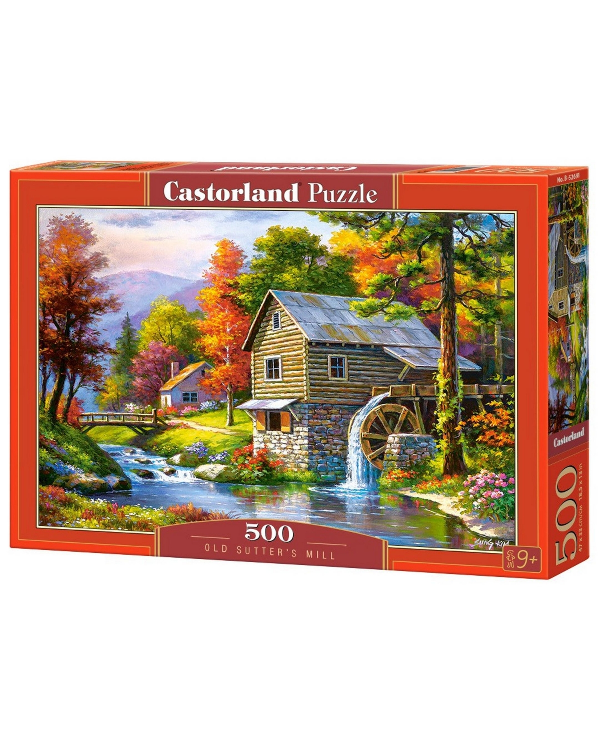 Castorland Old Sutter's Mill Jigsaw Puzzle Set, 500 Piece In Multicolor