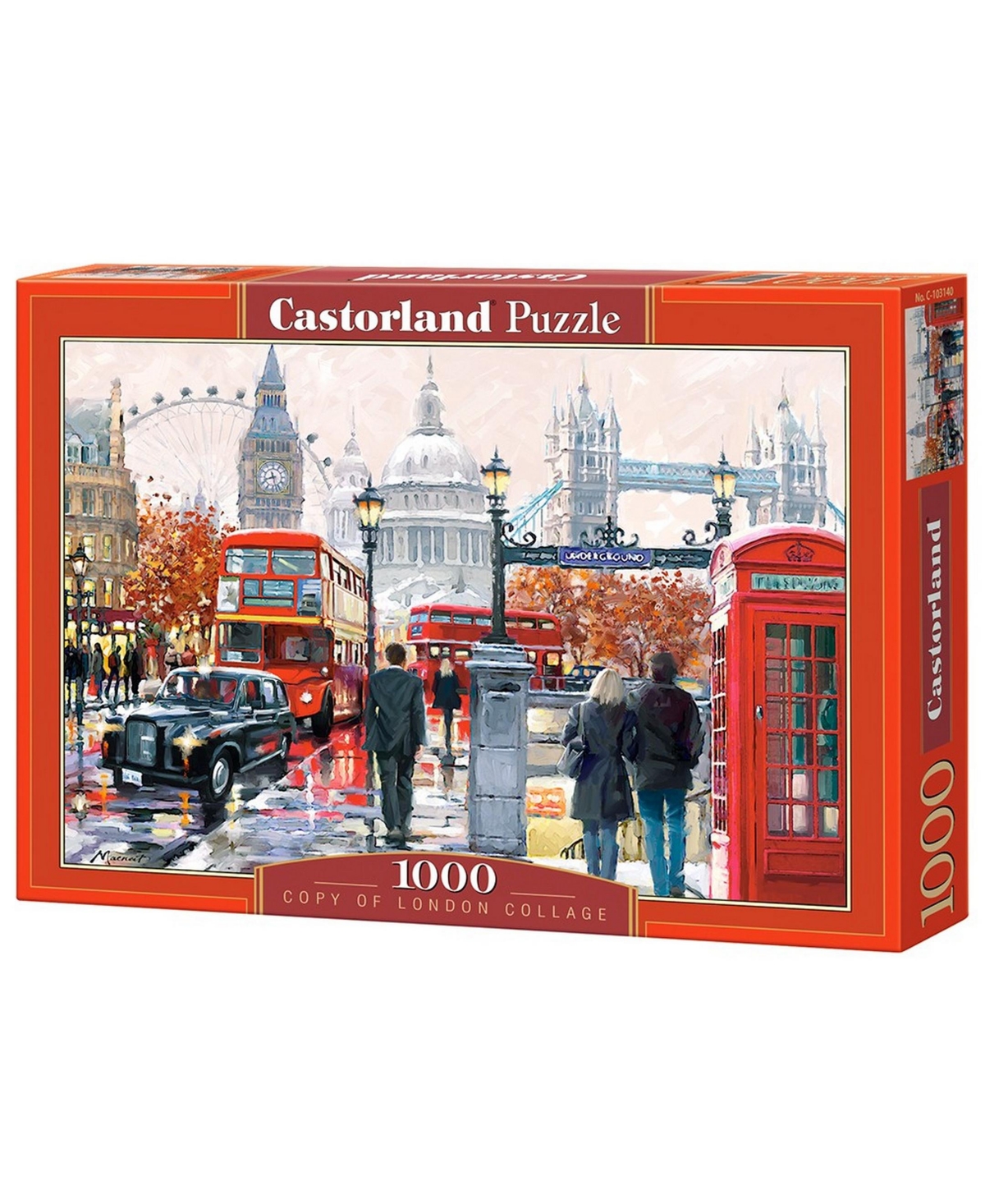 Castorland Kids' London Collage Jigsaw Puzzle Set, 1000 Piece In Multicolor