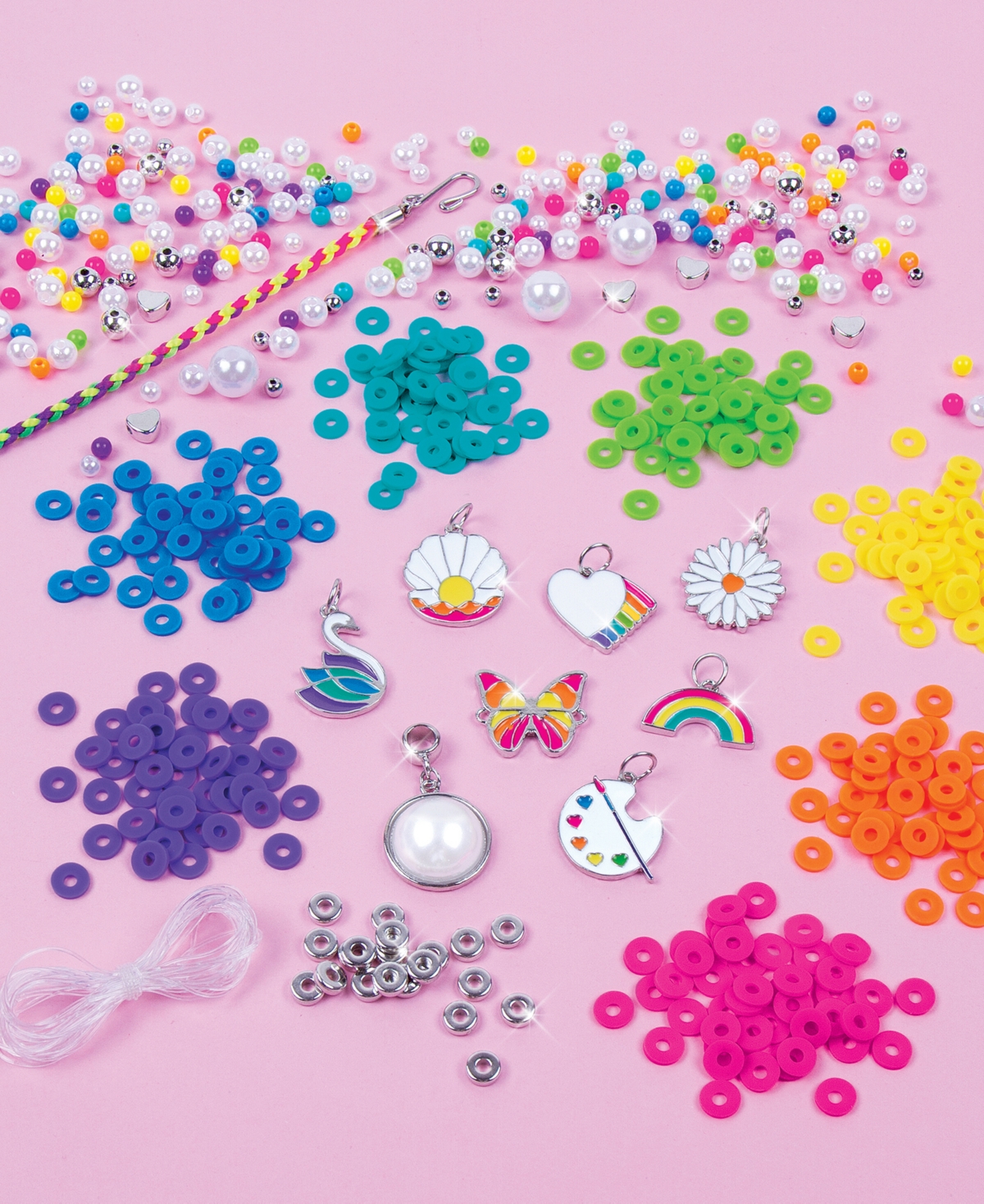 Shop Make It Real Rainbows And Pearls Diy (do It Yourself) Jewelry Kit In Multi