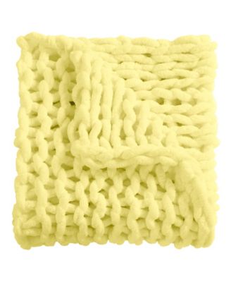 Chenille Knitted Throw, 40" x 50"