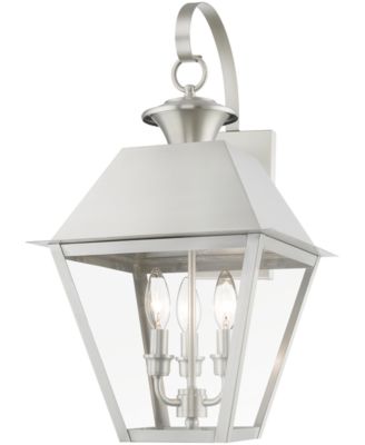 Wentworth 3 Light Outdoor Large Wall Lantern