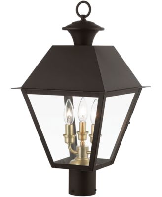 Wentworth 3 Light Outdoor Large Post Top Lantern