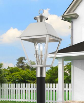 Wentworth 3 Light Outdoor Large Post Top Lantern
