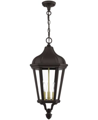 Morgan 3 Light Outdoor Pendant Lantern