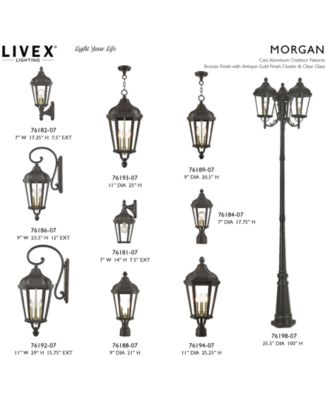 Morgan 2 Light Outdoor Wall Lantern