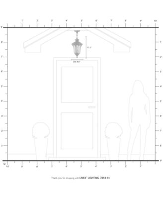 Oxford 1 Light Outdoor Pendant Lantern