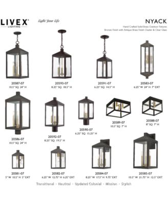Nyack 3 Light Outdoor Pendant Lantern