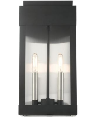 York 2 Light Outdoor Wall Lantern