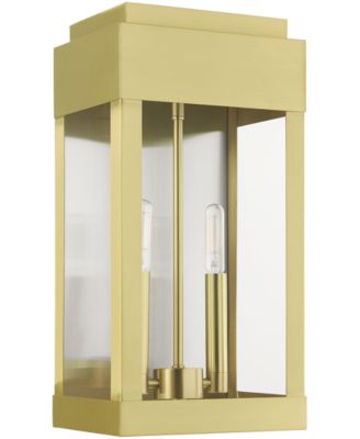 York 2 Light Outdoor Wall Lantern