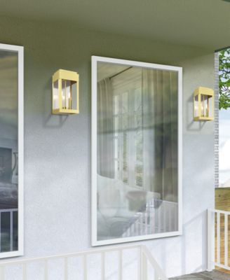 York 2 Light Outdoor Wall Lantern