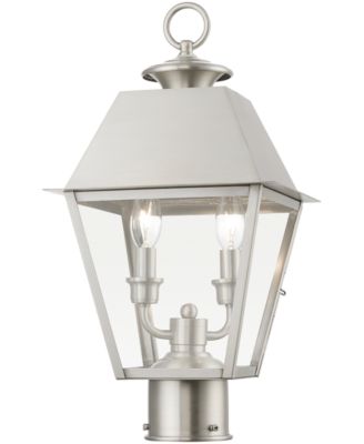 Wentworth 2 Light Outdoor Medium Post Top Lantern