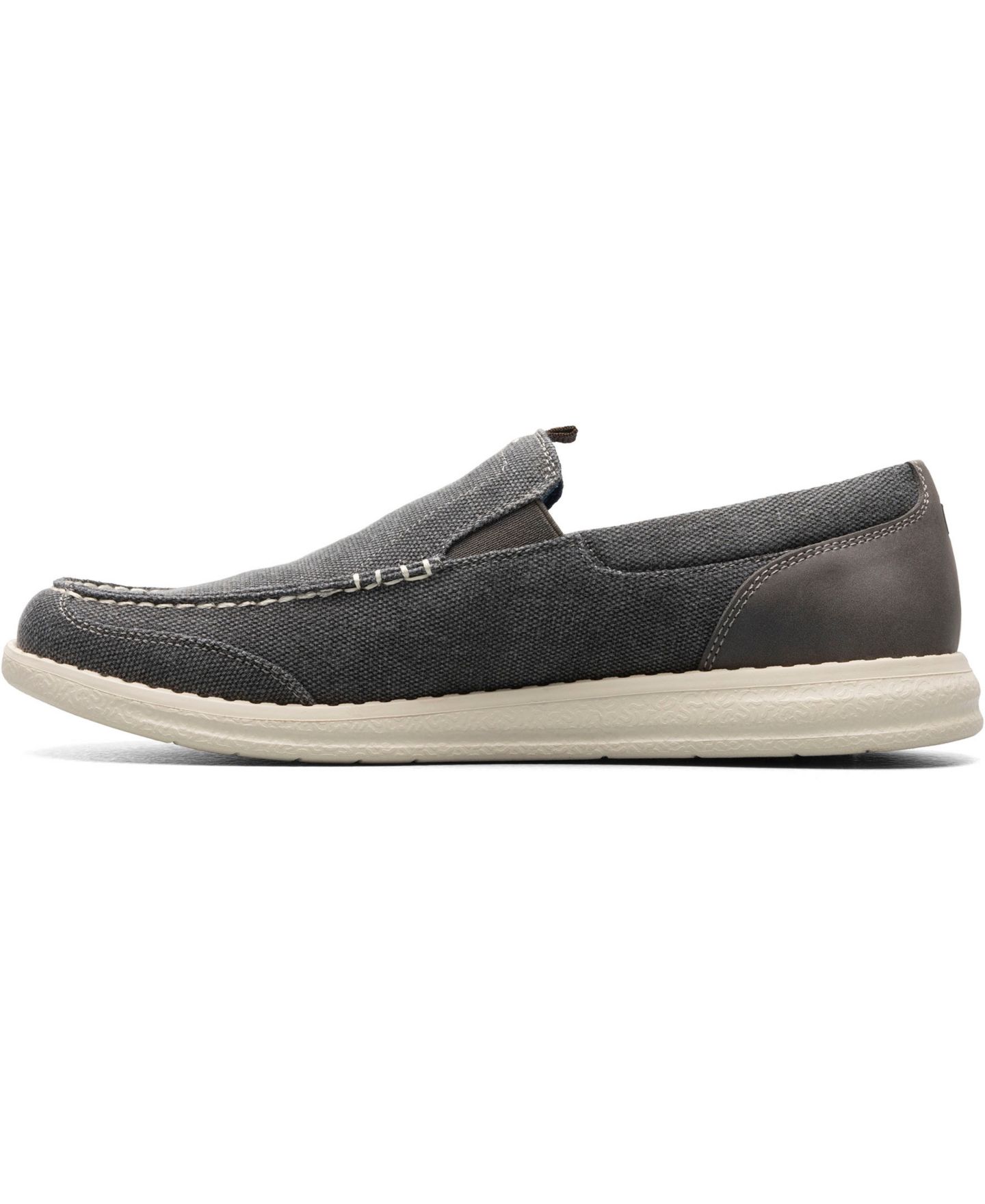 Мужские туфли Nunn Bush Brewski Canvas Venetian Moc Toe, цвет: Графитовый металлик — фото 7