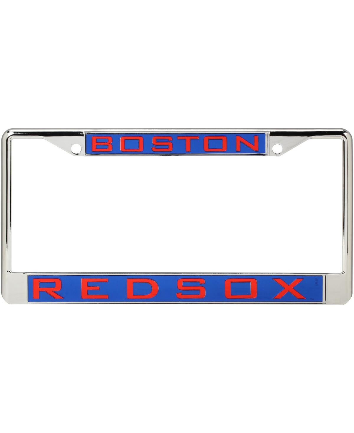 Wincraft Boston Red Sox Laser Inlaid Metal License Plate Frame In Multi