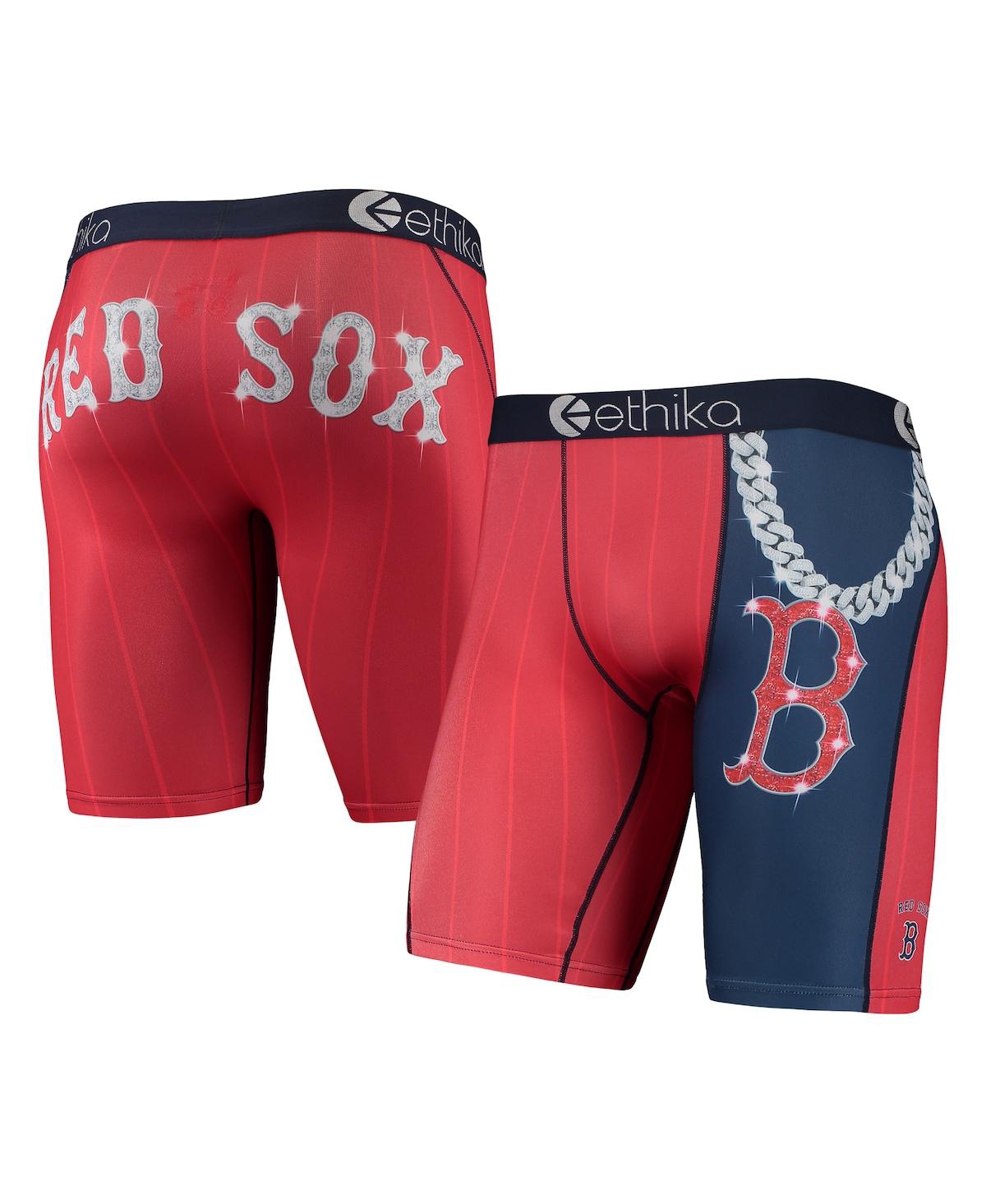 Men's Ethika Red Boston Red Sox Slugger Boxers - Red