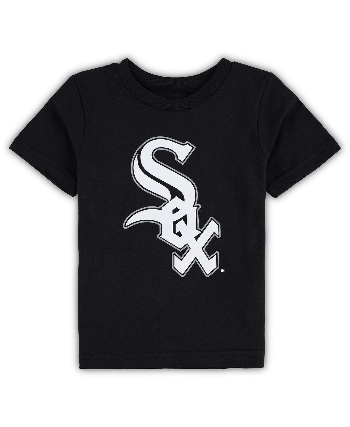 Shop Outerstuff Toddler Boys And Girls Black Chicago White Sox Team Crew Primary Logo T-shirt