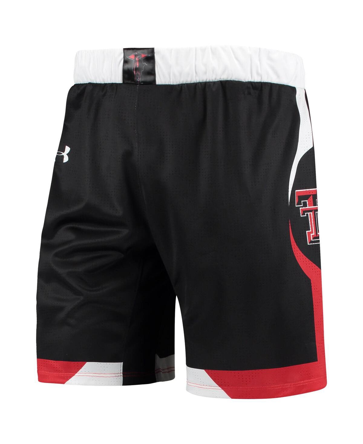 Men's Under ArmourTexas Tech Red Raiders Team Replica Basketball Shorts - Black