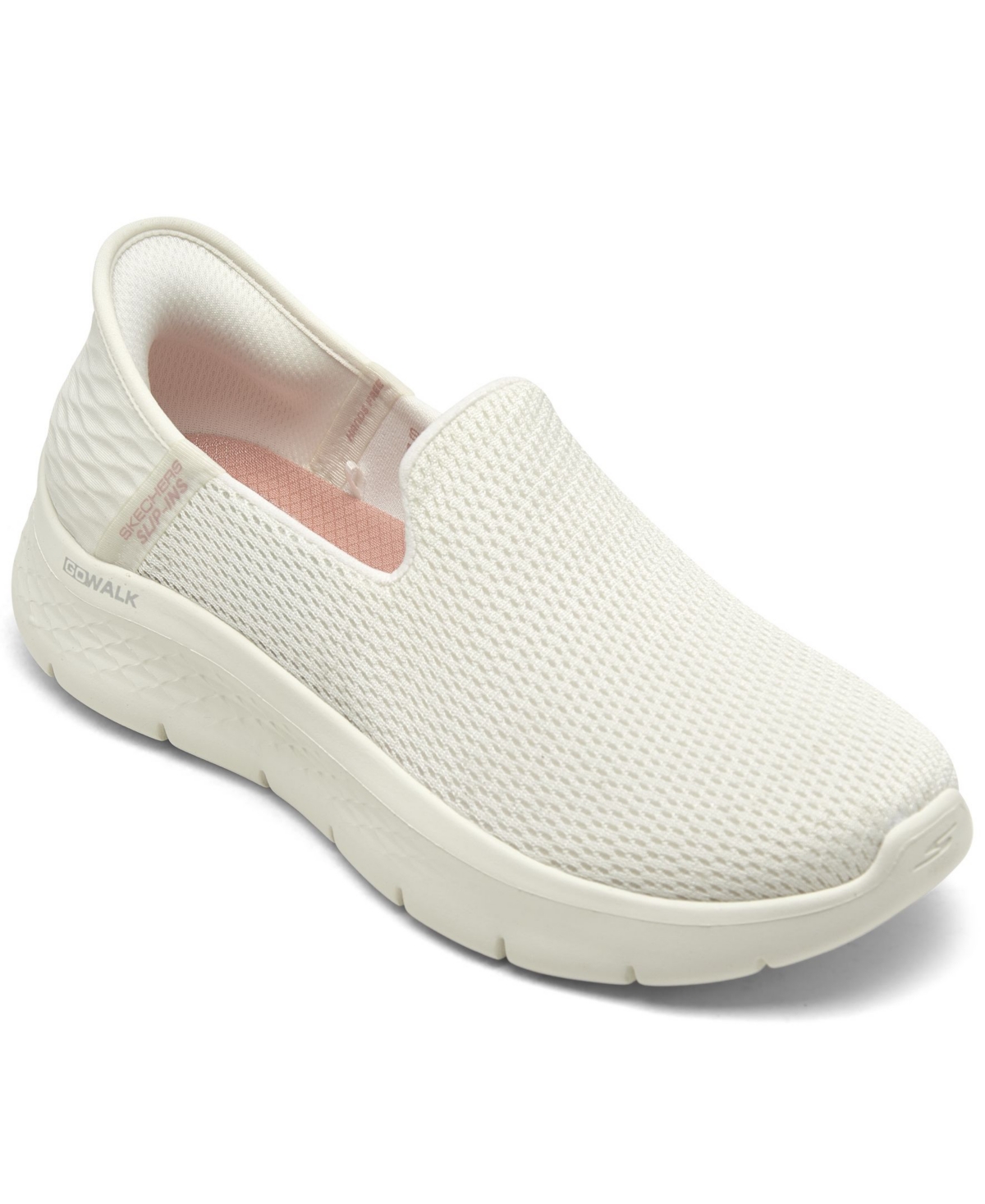 Women's Slip-Ins- Go Walk Flex - Relish Slip-On Walking Sneakers from Finish Line - Off White