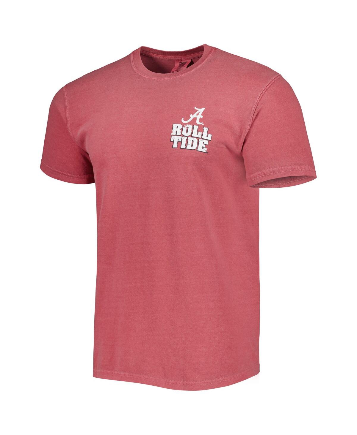 Image One Crimson Alabama Crimson Tide Hyperlocal T-shirt In Crimson