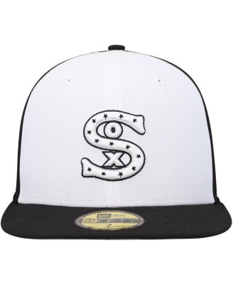 Men's White, Black Chicago White Sox 2023 On-Field Batting Practice 59FIFTY Fitted Hat