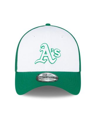 Men's Green, White Oakland Athletics 2023 On-Field Batting Practice 39THIRTY Flex Hat