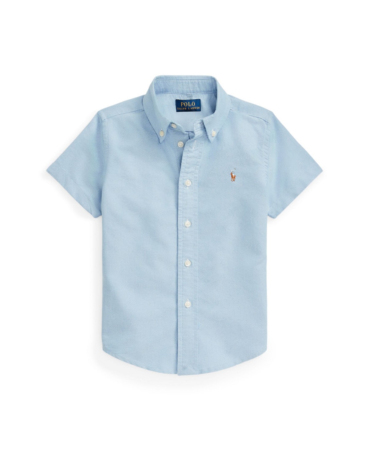 Детские Polo Ralph Lauren Boys' 2T-7 Oxford Short-Sleeve Shirt — фото 1