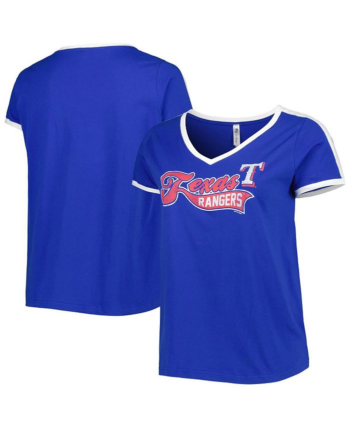 Texas Rangers Women's Tank Top - Heathered Royal