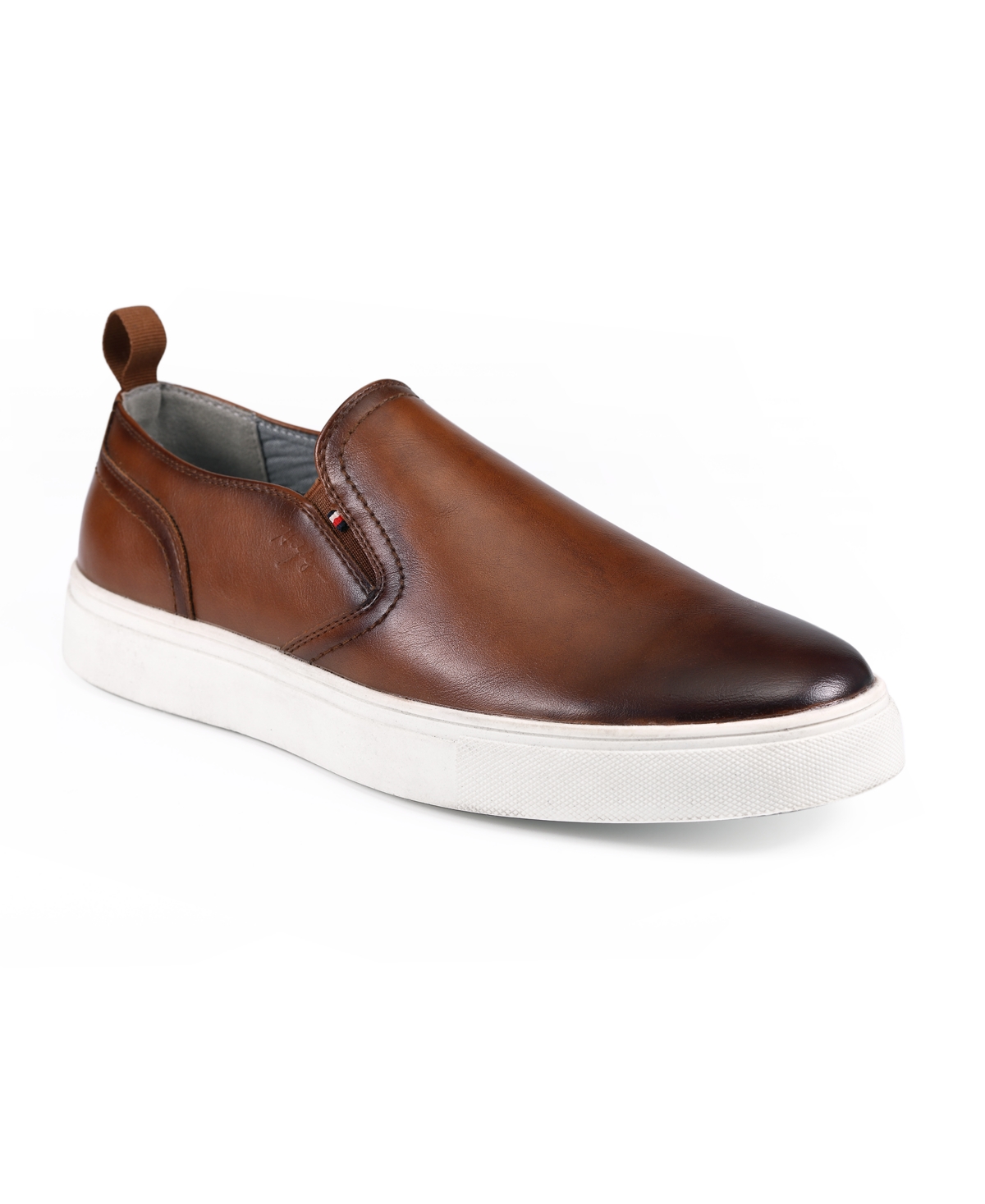 Shop Tommy Hilfiger Men's Kozal Casual Slip On Sneakers In Burnished Tan - Faux Leather