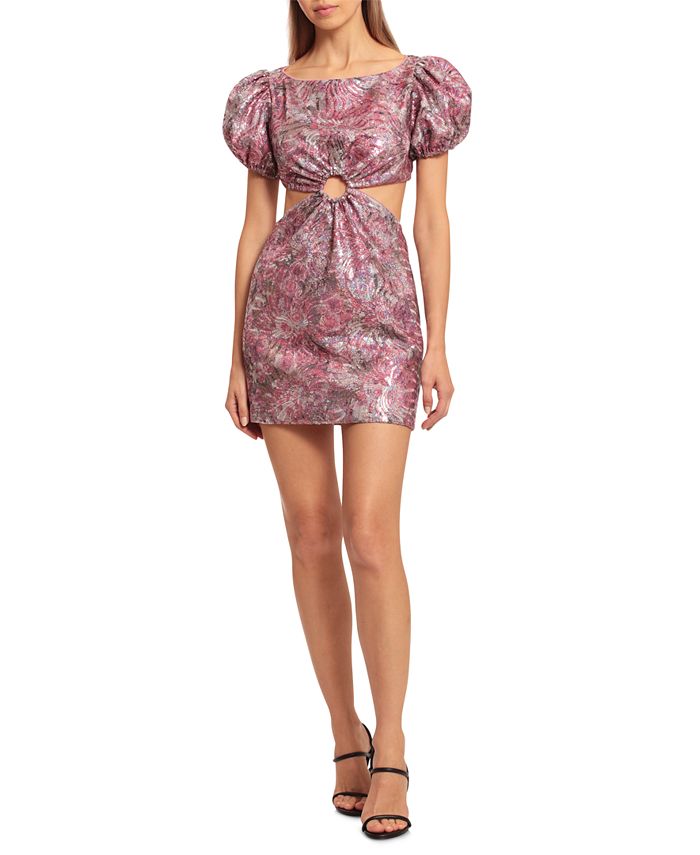 Avec Les Filles Women s Sequined Cutout Bodycon Dress Macy s