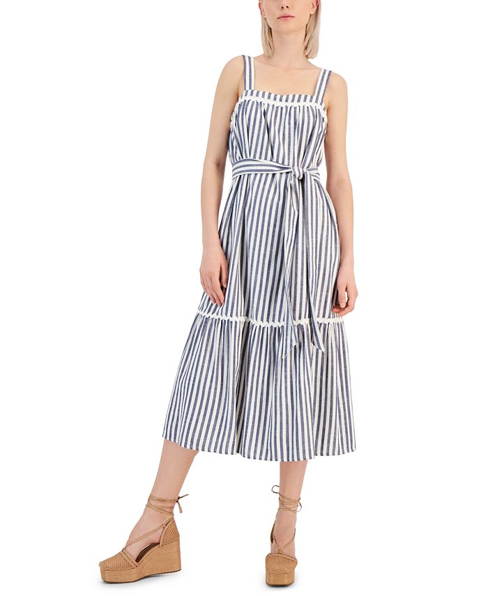 I.N.C. International Concepts Women s Striped Sleeveless Sundress