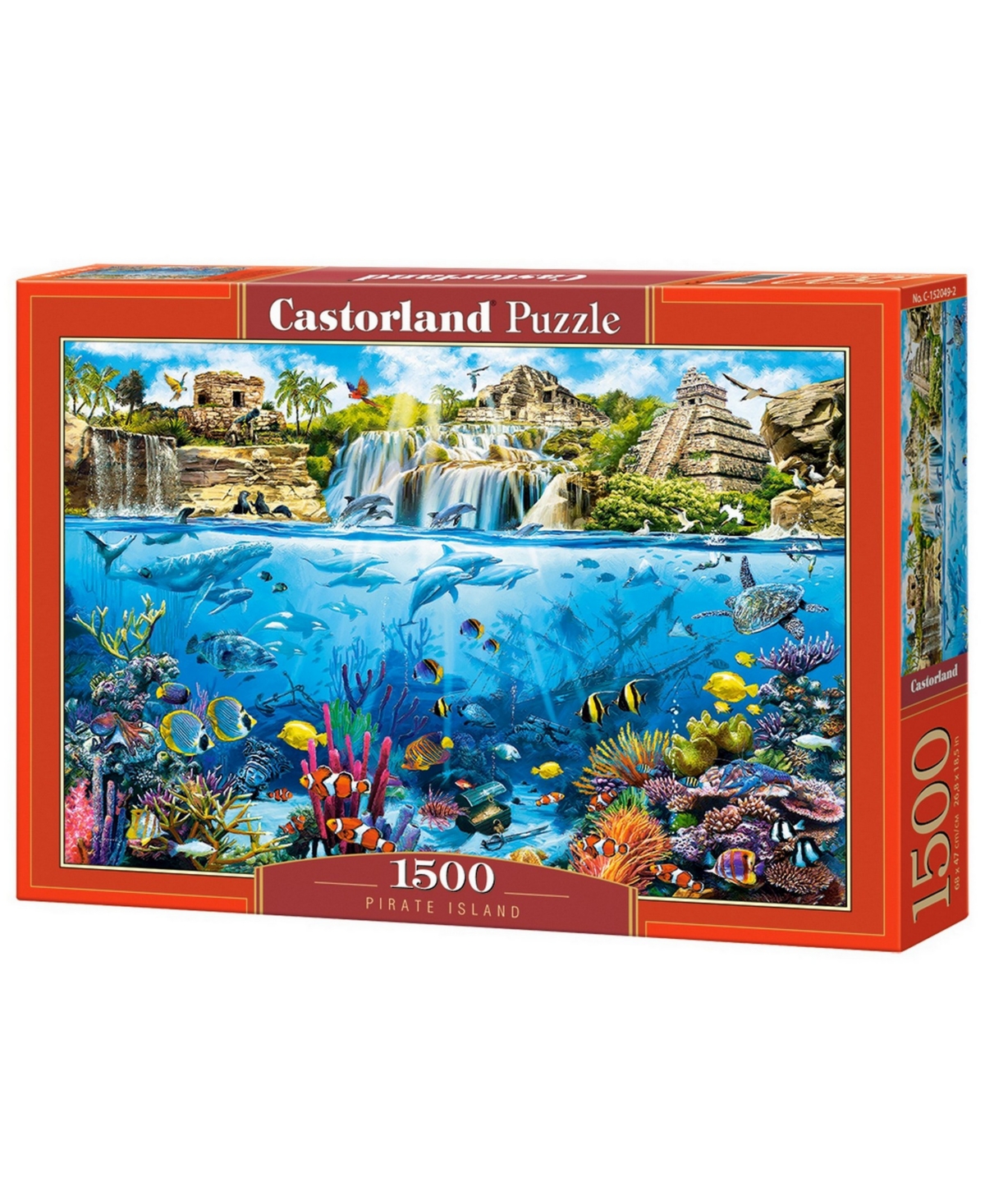 Castorland Kids' Pirate Island Jigsaw Puzzle Set, 1500 Piece In Multicolor