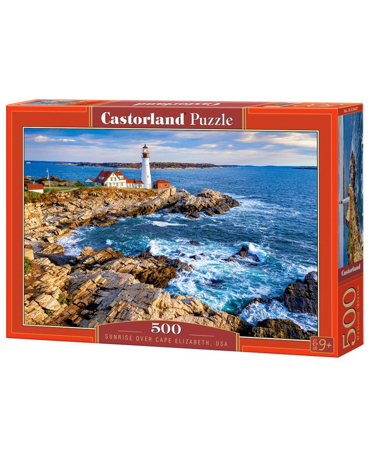 Castorland Sunrise Over Cape Elizabeth, Usa Jigsaw Puzzle Set, 500 Piece In Multicolor