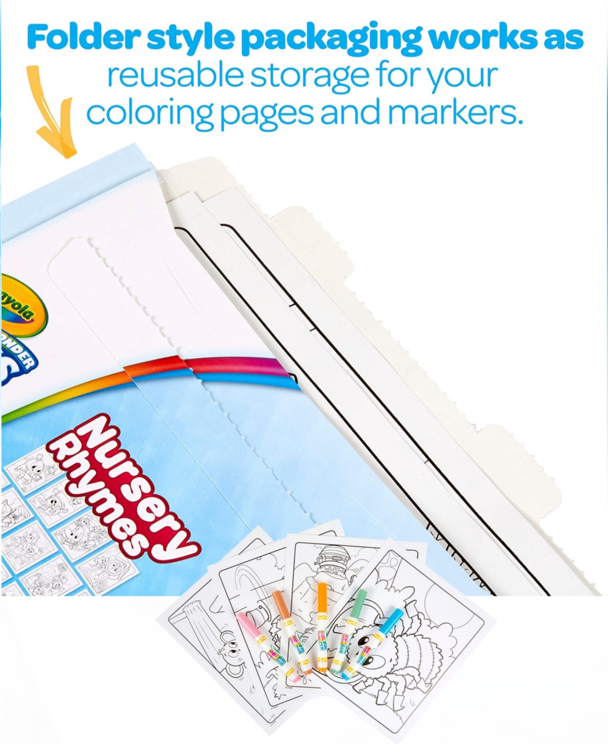 Shop Crayola Color Wonder Nursery Rhymes Mess Free Coloring Pages Set In Multi