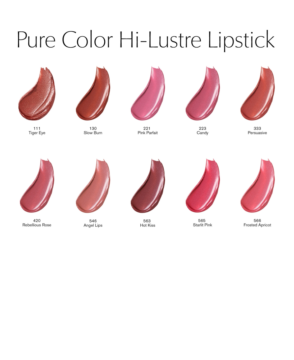 Shop Estée Lauder Pure Color Hi-lustre Lipstick In Frosted Apricot