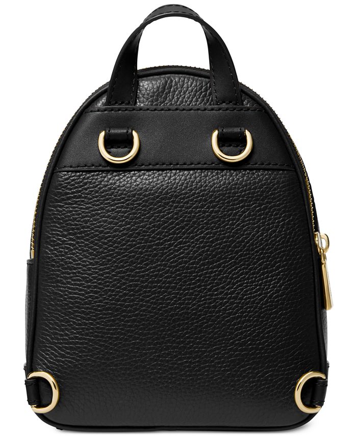 Michael Kors Brooklyn Mini Leather Convertible Messenger Backpack - Macy's