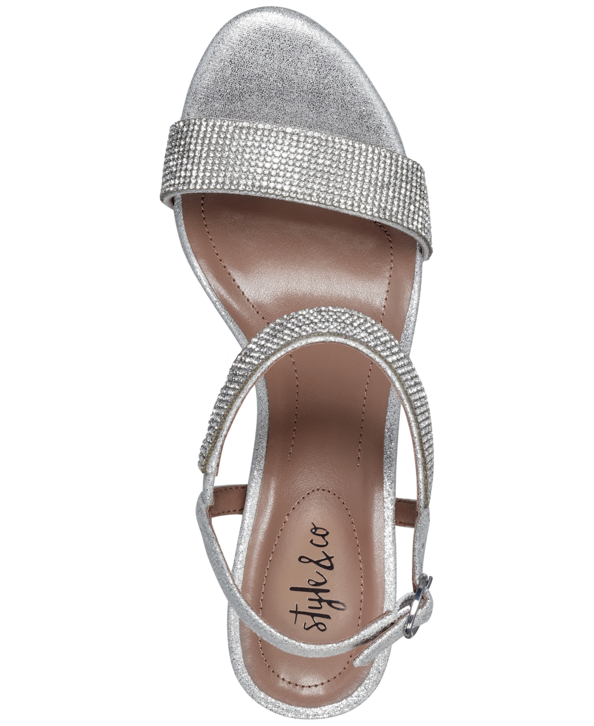 Style & Co Women's Bonitaa Embellished Ankle-Strap Slingback Dress Sandals, Created for Macy's