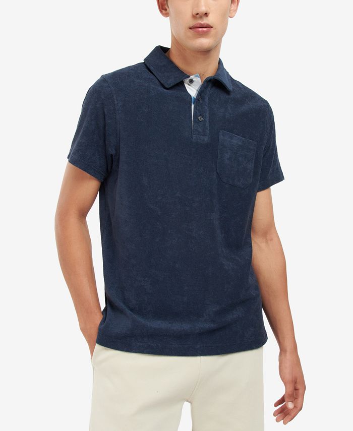 Barbour Men s Cowes Terry Short Sleeve Polo Shirt Macy s